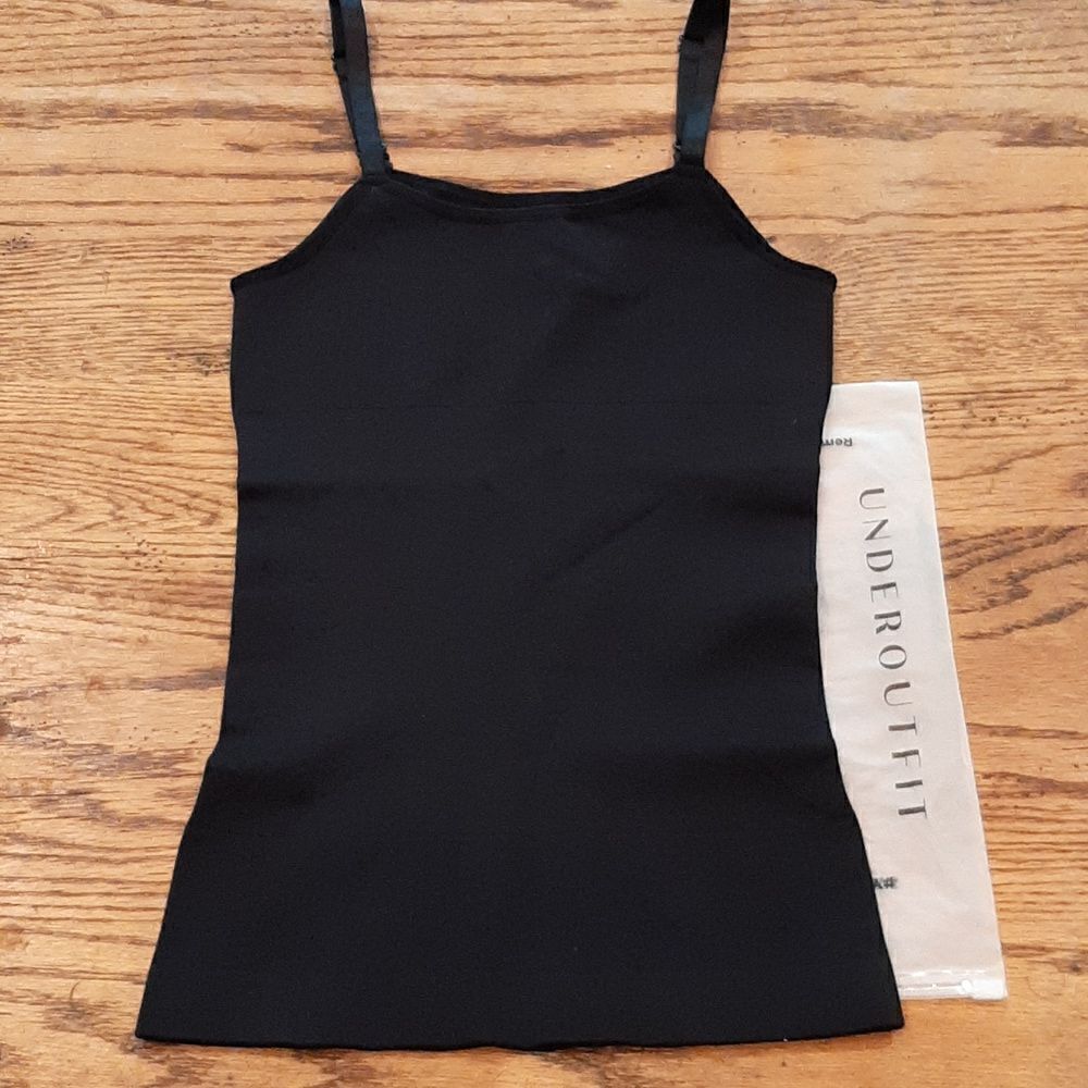 UNDEROUTFIT Small Black Shaping Cami with Adjustable Straps